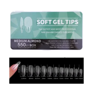 Boîte de capsules américaines professionnelles Cosminty, pose express gel-x haute résistance, matériel onglerie disponible à La Réunion (974).