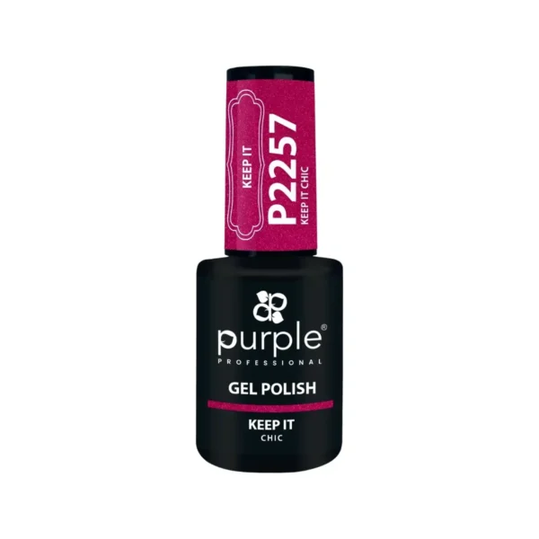 Vernis semi-permanent Purple Professional, haute couvrance et tenue extrême, disponible chez Cosminty Réunion avec livraison 974