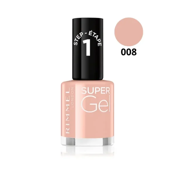 Vernis à ongles classique Rimmel London, technologie séchage 60 secondes et pinceau précision, disponible chez Cosminty Réunion (974)