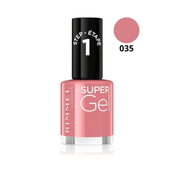 Vernis à ongles classique Rimmel London, technologie séchage 60 secondes et pinceau précision, disponible chez Cosminty Réunion (974)