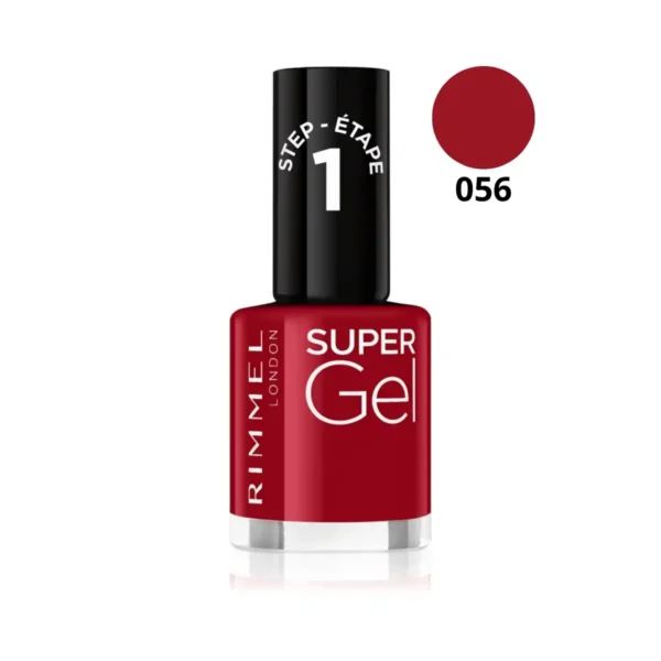 Vernis à ongles classique Rimmel London, technologie séchage 60 secondes et pinceau précision, disponible chez Cosminty Réunion (974)