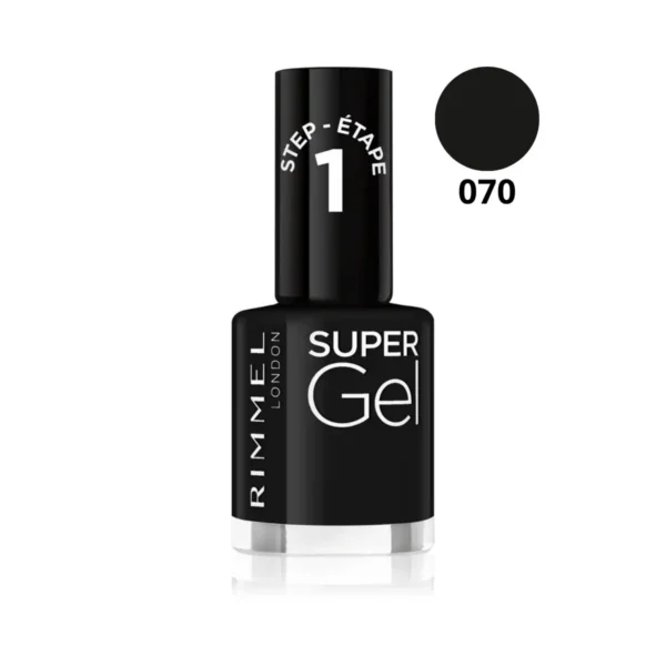 Vernis à ongles classique Rimmel London, technologie séchage 60 secondes et pinceau précision, disponible chez Cosminty Réunion (974)