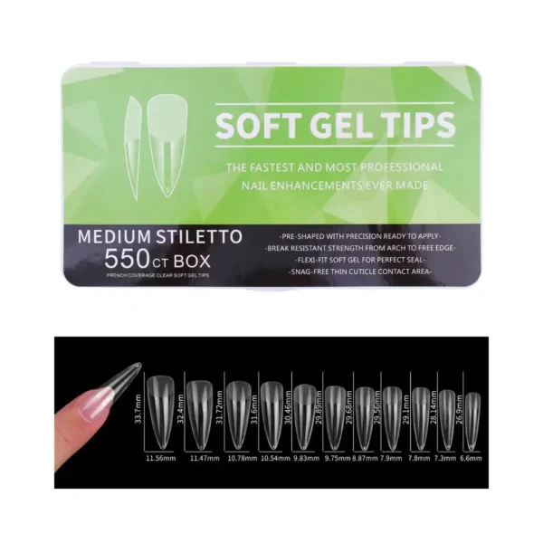 Boîte de capsules américaines professionnelles Cosminty, pose express gel-x haute résistance, matériel onglerie disponible à La Réunion (974).