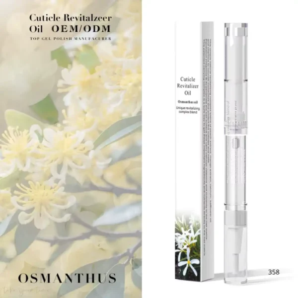 Stylo huile cuticule parfumé Cosminty, soin hydratant ongles et pourtour de l'ongle, finition manucure professionnelle disponible à La Réunion (974)