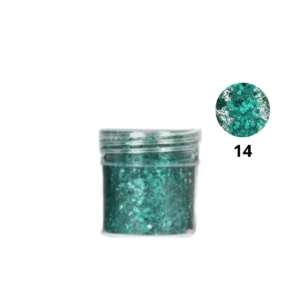 Pot de paillettes nail art ultra-brillantes Cosminty, reflets holographiques pour décoration d'ongles, matériel professionnel disponible à La Réunion (974).