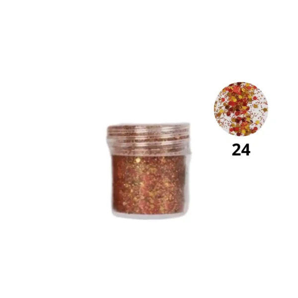 Pot de paillettes nail art ultra-brillantes Cosminty, reflets holographiques pour décoration d'ongles, matériel professionnel disponible à La Réunion (974).