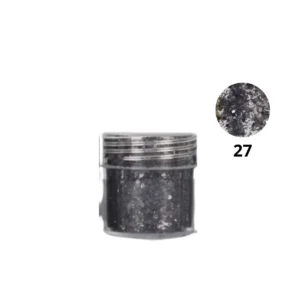 Pot de paillettes nail art ultra-brillantes Cosminty, reflets holographiques pour décoration d'ongles, matériel professionnel disponible à La Réunion (974).