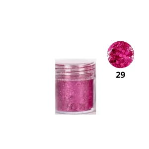 Pot de paillettes nail art ultra-brillantes Cosminty, reflets holographiques pour décoration d'ongles, matériel professionnel disponible à La Réunion (974).