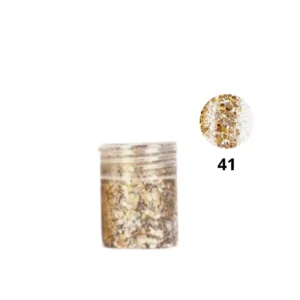 Pot de paillettes nail art ultra-brillantes Cosminty, reflets holographiques pour décoration d'ongles, matériel professionnel disponible à La Réunion (974).