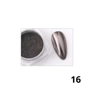 Pot de poudre chrome effet miroir Cosminty, pigment haute brillance pour nail art professionnel, matériel onglerie disponible à La Réunion (974)