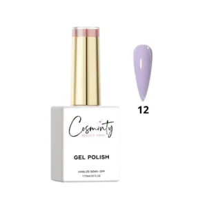 Flacon de vernis semi-permanent professionnel Cosminty, haute pigmentation et tenue 3 semaines, disponible en livraison rapide à La Réunion.