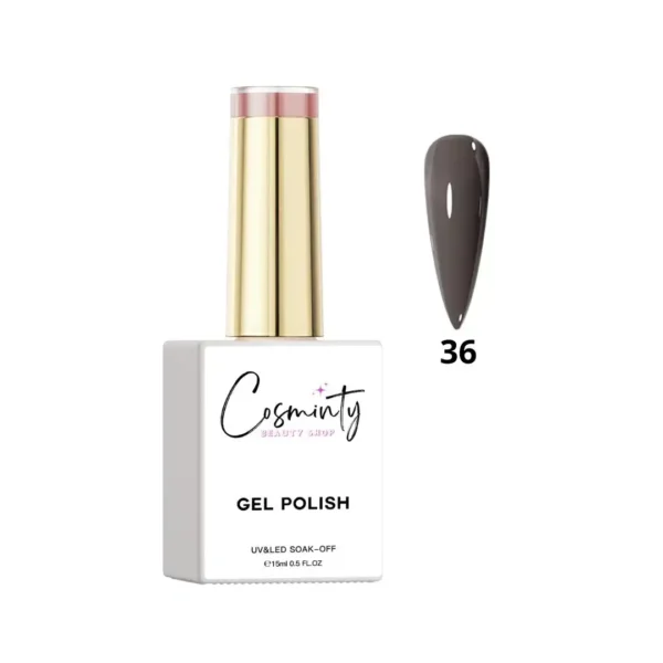 36_resultat Flacon de vernis semi-permanent professionnel Cosminty, haute pigmentation et tenue 3 semaines, disponible en livraison rapide à La Réunion.