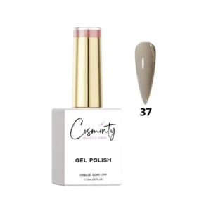 Flacon de vernis semi-permanent professionnel Cosminty, haute pigmentation et tenue 3 semaines, disponible en livraison rapide à La Réunion.