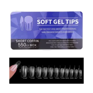 Boîte de capsules américaines professionnelles Cosminty, pose express gel-x haute résistance, matériel onglerie disponible à La Réunion (974).