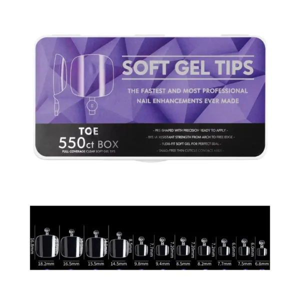 2 Boîte de capsules américaines professionnelles Cosminty, pose express gel-x haute résistance, matériel onglerie disponible à La Réunion (974).