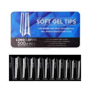 Boîte de capsules américaines professionnelles Cosminty, pose express gel-x haute résistance, matériel onglerie disponible à La Réunion (974).