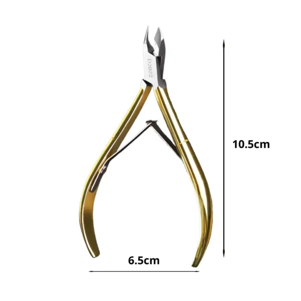 pince a envie doré_resultat Pince à envies professionnelle avec finition dorée, outil de précision en acier inoxydable pour la coupe des cuticules et manucure de luxe