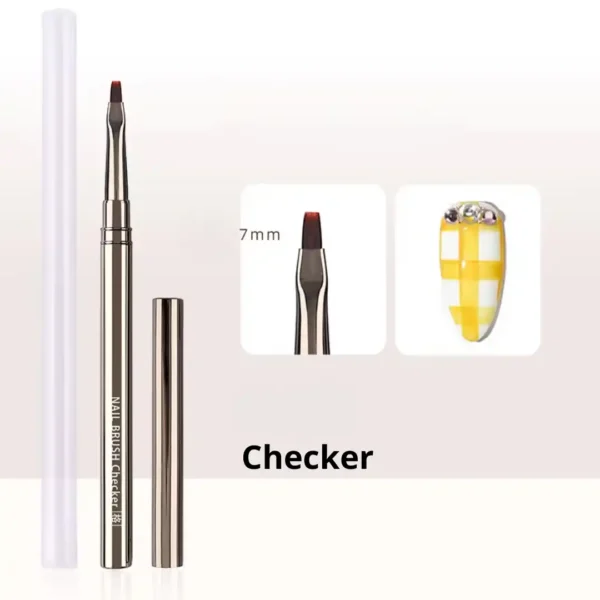 Pinceau de précision pour Nail Art professionnel Cosminty, manche élégant et pointe fine pour décoration d'ongles, disponible à La Réunion.