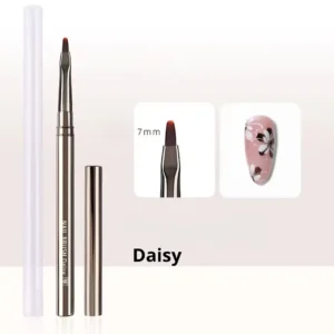 Pinceau professionnel Nail Art pour dessin de fleurs et détails de précision - Boutique Cosminty Réunion.