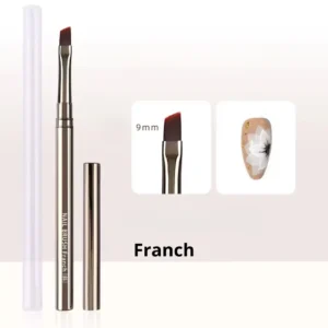 Pinceau professionnel Nail Art pour dessin de fleurs et détails de précision - Boutique Cosminty Réunion.