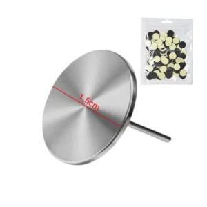 Pack pro Cosminty comprenant un embout Podo Disque de 1,5 cm en acier et une boîte de 100 disques abrasifs de rechange pour pédicure électrique, La Réunion.