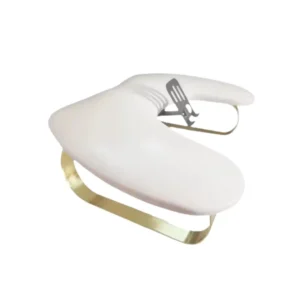 Repose-main manucure ergonomique avec emplacement dédié pour poser un téléphone portable, matériel professionnel Cosminty.