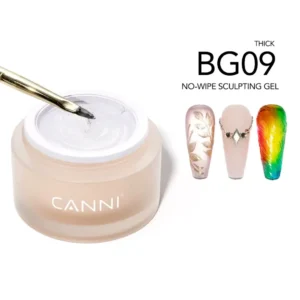 Pot de gel 3D sculpture épais transparent CANNI BG09 No Wipe haute sécurité - Boutique Cosminty Réunion.