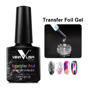Flacon de gel de transfert Venalisa 7.5ml pour papier foil nail art - Boutique Cosminty Réunion.