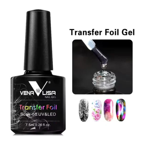 TRANSFERT FOIL 7.5_resultat Flacon de gel de transfert Venalisa 7.5ml pour papier foil nail art - Boutique Cosminty Réunion.
