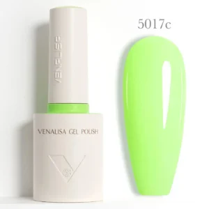 Flacon de vernis semi-permanent Venalisa Couleurs Intenses 10ml, texture crémeuse rouge vif haute couvrance, matériel professionnel pour prothésiste ongulaire disponible chez Cosminty La Réunion.