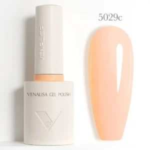 Flacon de vernis semi-permanent Venalisa Couleurs Intenses 10ml, texture crémeuse rouge vif haute couvrance, matériel professionnel pour prothésiste ongulaire disponible chez Cosminty La Réunion.