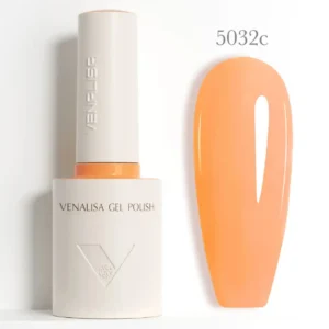 Flacon de vernis semi-permanent Venalisa Couleurs Intenses 10ml, texture crémeuse rouge vif haute couvrance, matériel professionnel pour prothésiste ongulaire disponible chez Cosminty La Réunion.