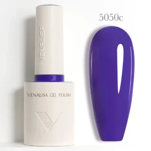 Flacon de vernis semi-permanent Venalisa Couleurs Intenses 10ml, texture crémeuse rouge vif haute couvrance, matériel professionnel pour prothésiste ongulaire disponible chez Cosminty La Réunion.