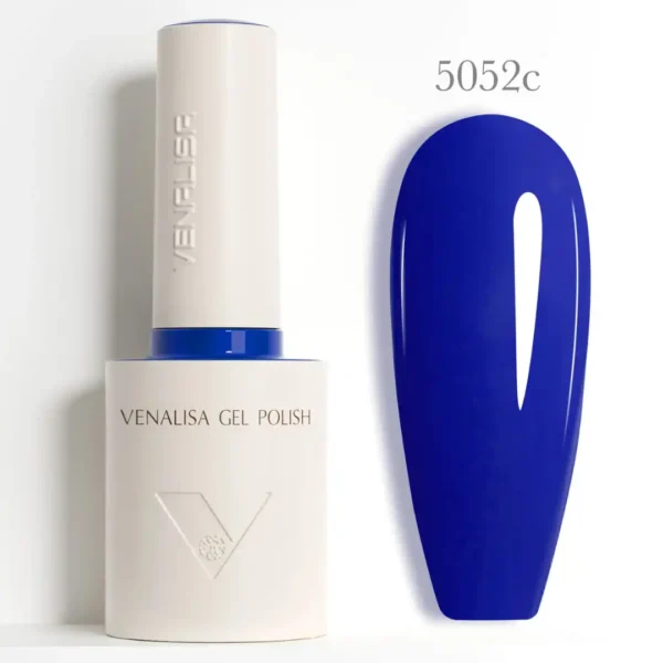 Flacon de vernis semi-permanent Venalisa Couleurs Intenses 10ml, texture crémeuse rouge vif haute couvrance, matériel professionnel pour prothésiste ongulaire disponible chez Cosminty La Réunion.