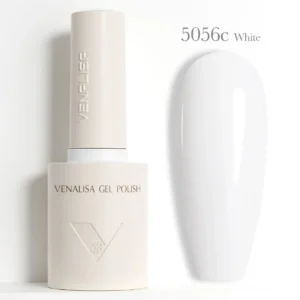 Flacon de vernis semi-permanent Venalisa Couleurs Intenses 10ml, texture crémeuse rouge vif haute couvrance, matériel professionnel pour prothésiste ongulaire disponible chez Cosminty La Réunion.