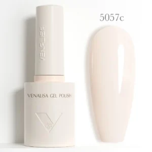 Flacon de vernis semi-permanent Venalisa Couleurs Intenses 10ml, texture crémeuse rouge vif haute couvrance, matériel professionnel pour prothésiste ongulaire disponible chez Cosminty La Réunion.