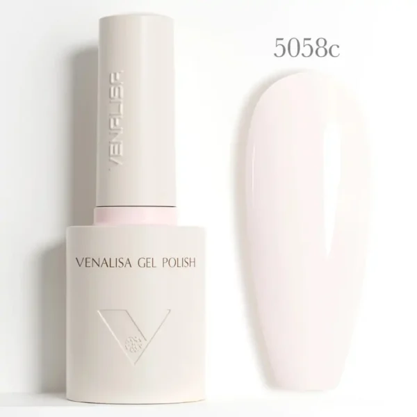 Flacon de vernis semi-permanent Venalisa Couleurs Intenses 10ml, texture crémeuse rouge vif haute couvrance, matériel professionnel pour prothésiste ongulaire disponible chez Cosminty La Réunion.