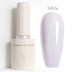 Flacon de vernis semi-permanent Venalisa Couleurs Intenses 10ml, texture crémeuse rouge vif haute couvrance, matériel professionnel pour prothésiste ongulaire disponible chez Cosminty La Réunion.