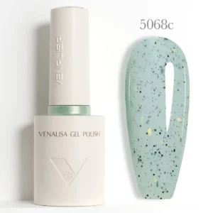 Flacon de vernis semi-permanent Venalisa Couleurs Intenses 10ml, texture crémeuse rouge vif haute couvrance, matériel professionnel pour prothésiste ongulaire disponible chez Cosminty La Réunion.