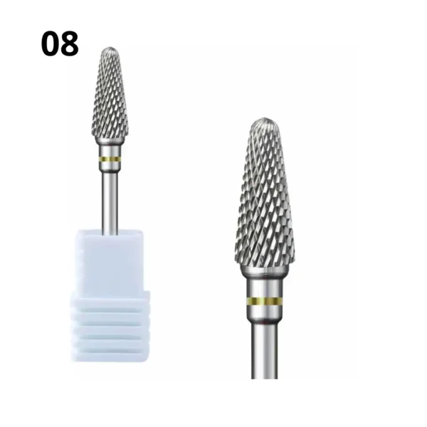 DMT-05_resultat Embout de ponceuse individuel DMT-05 en carbure de tungstène grain jaune extra fin pour finitions et lissage, matériel Cosminty La Réunion.
