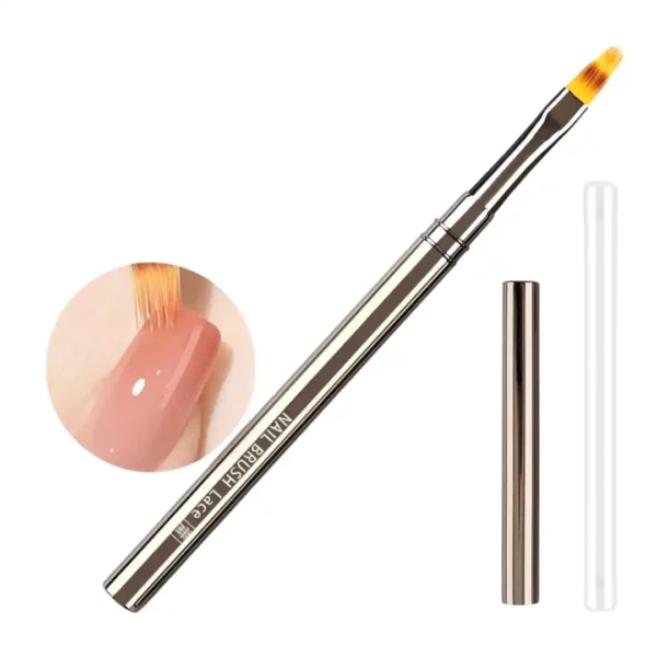 Jting (1080 x 1080 px) (35)_resultat Pinceau poils effilés pour dégradé ongles et babyboomer Nail Brush Lace manche métallisé avec capuchon, Cosminty matériel onglerie La Réunion 974.