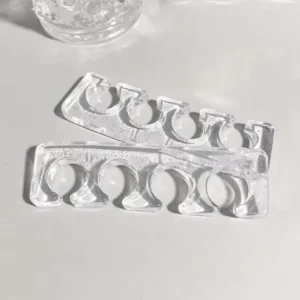 Ecarteurs dorteils souples séparateurs dorteils en silicone pour pédicure et pose de gel, Cosminty matériel onglerie La Réunion 974.