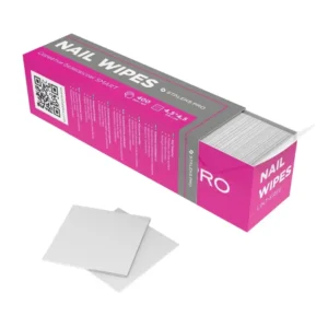 Cotons lingettes non pelucheuses Staleks Pro WS-400 boite de 400 pieces format 4.5x4.5cm, consommable onglerie Cosminty La Réunion 974.